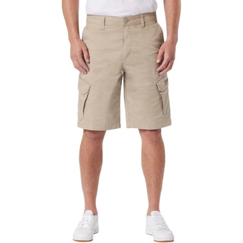 NEW Unionbay Mens 40 Tan Cargo Shorts Cotton Blend Lightweight Everyday Wear